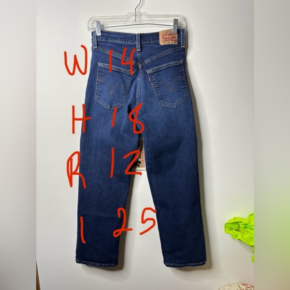 Levi’s Ribcage Straight Ankle Distressed High Rise Jeans Women’s 27 - Picture 8 of 8